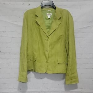 Talbots Light Green Women's Blazer